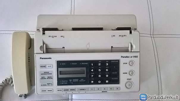 Parduodamas faximilinis aparatas Panfax UF-V60
