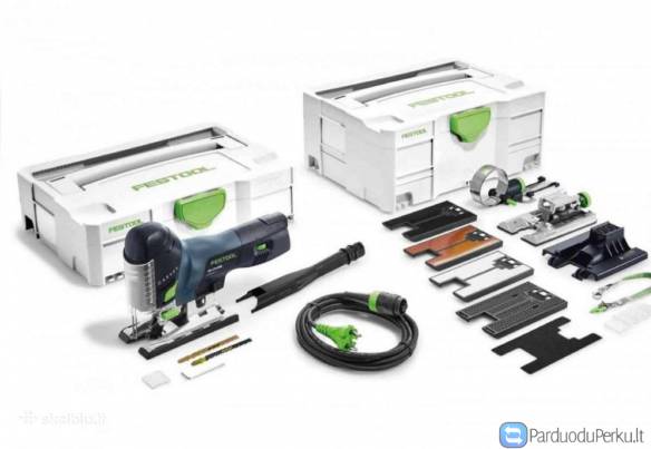 PARDUODAMAS FESTOOL AKUMULIATORINIS SUKTUVAS GRĘŽTUVAS
