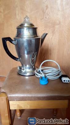 Parduodamas geizerinis, senovinio dizaino, virdulys