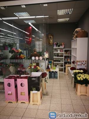 Parduodamas gėlių verslas