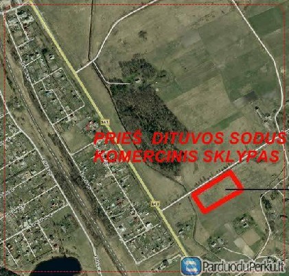 Parduodamas komercinės paskirties 0,86 ha ploto sk