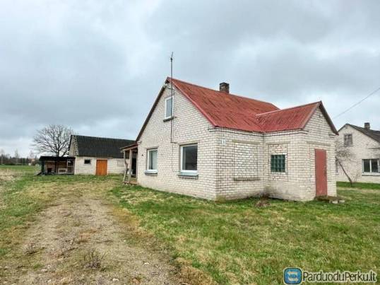 Parduodamas pigiai mūrinis namas Radviliškio rajone Minaičių kaime