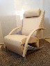 Parduodamas Rolf Benz odinis relaksinis fotelis