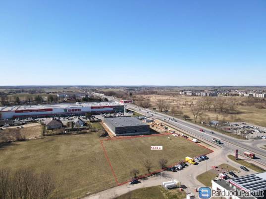 Parduodamas strateginėje vietoje esantis 51,24 a sklypas