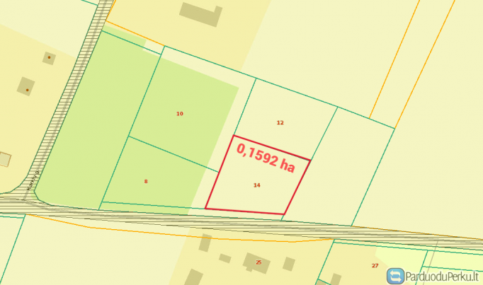 PARDUODAMAS LIEPIŠKIŲ K. NEMĖŽIO SEN. ŽEMĖS SKLYPAS