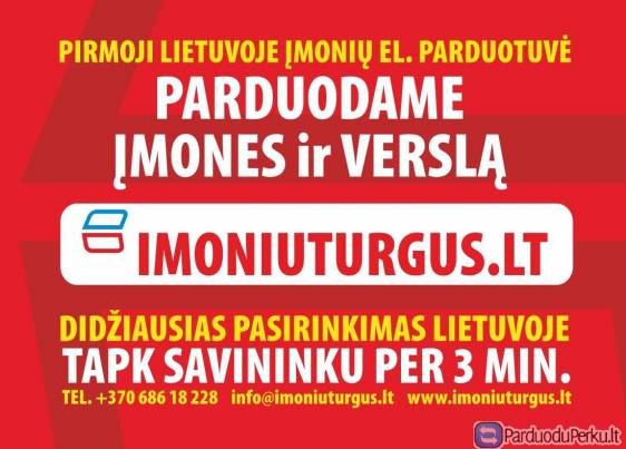 Parduodame PVM įmonę