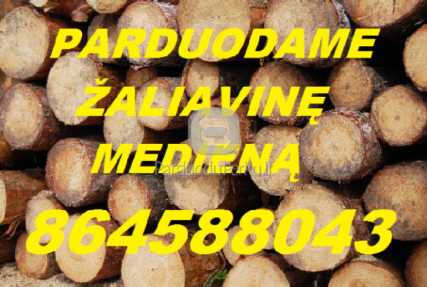 Parduodame žaliavinę medieną