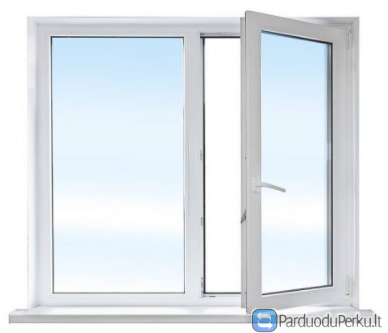 PARDUODAMI 10 VNT. NAUJŲ PLASTIKINIŲ LANGŲ - AKCIJA!