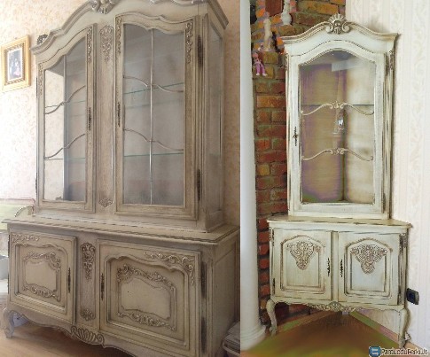 Parduodami 2 restauruoti antikvariniai komodai provanso stil