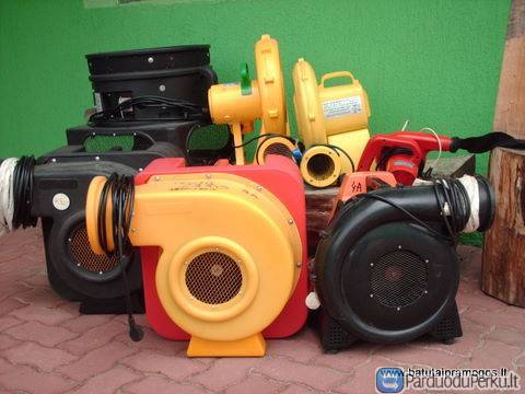 Parduodami įvairūs elektriniai oro ventiliatoriai.