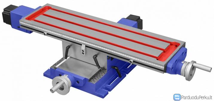 Parduodami įvairūs kryžminiai stalai metalo apdirbimo staklė