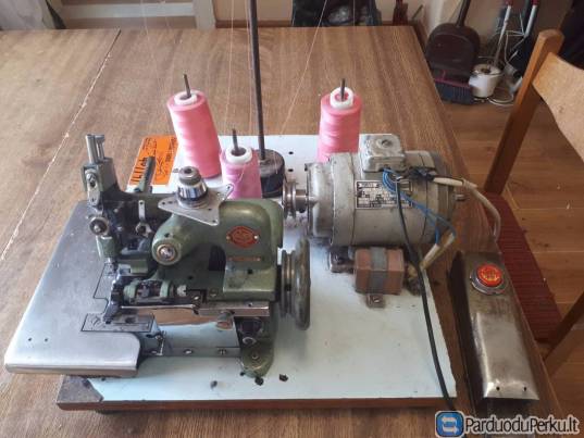 Parduodami trisiūliai overlokai