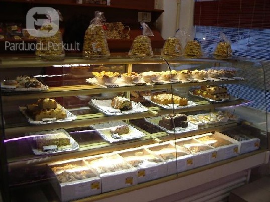 Parduodamos konditerines vitrinos