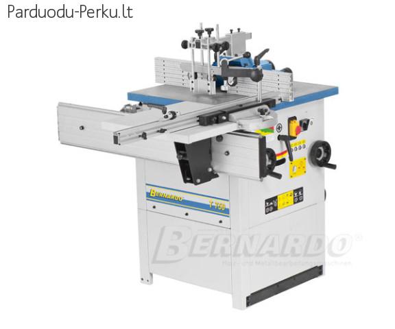Parduodamos medienos frezavimo staklės Bernardo T 750 su stu
