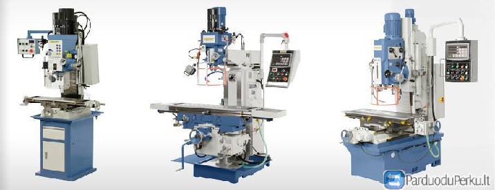 Parduodamos metalo frezavimo staklės Bernardo