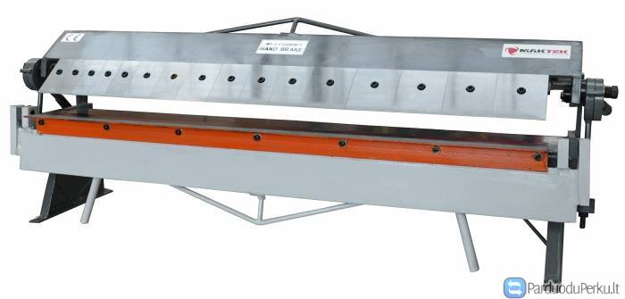 Parduodamos segmentinės skardos lankstymo staklės W 1,5 x 12