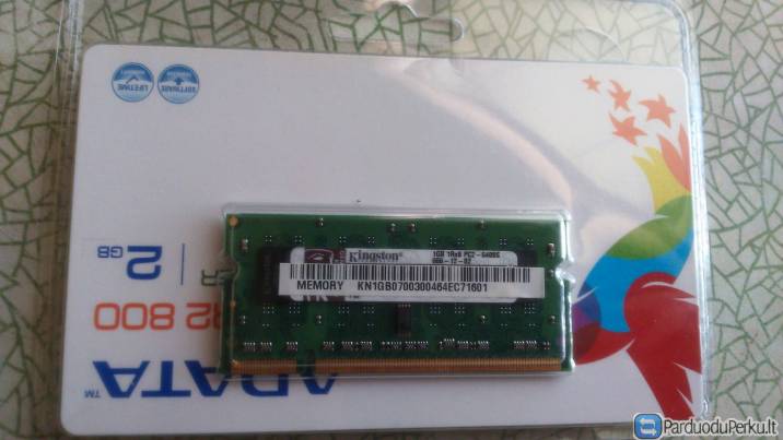 PARDUODU 1 GB NAUJA RAM KORTELE