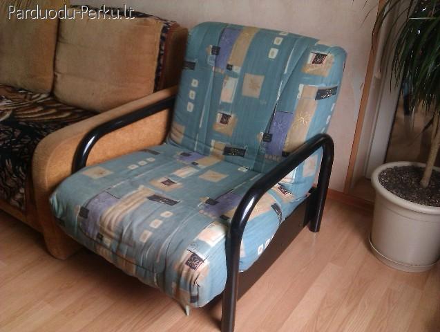 Parduodu 2 ištiesiamus fotelius "Rufas"