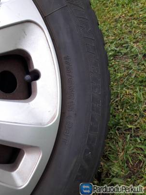 Parduodu 4 ratus žieminėmis padangomis