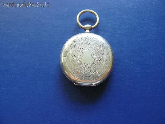 Parduodu Antikvarinį Sidabrinį kišeninį laikrodį