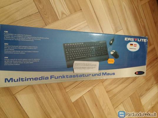 parduodu belaidę pelę su klaviatūra