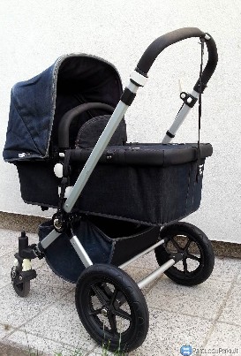 Parduodu bugaboo denim su auto kedute ir kitais priedais