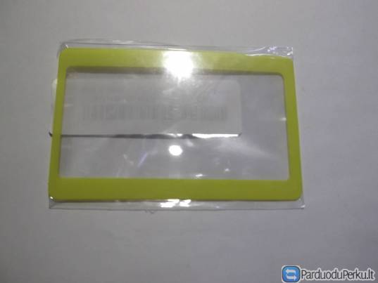 Parduodu didinamąją lupą, kreditinės kortelės dydžio