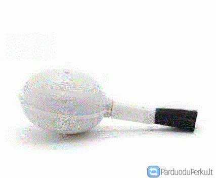 Parduodu rankinę dulkių pompą su minkštu šepetėliu