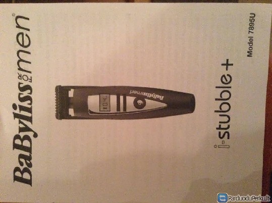 Parduodu El. Skustuvą Babyliss 7895u
