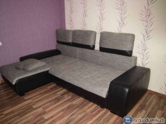 parduodu mazai naudota isskneidziama sofa- lova