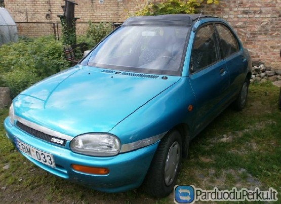 Parduodu MAZDA 121 (1993m.) išardymui dalims.