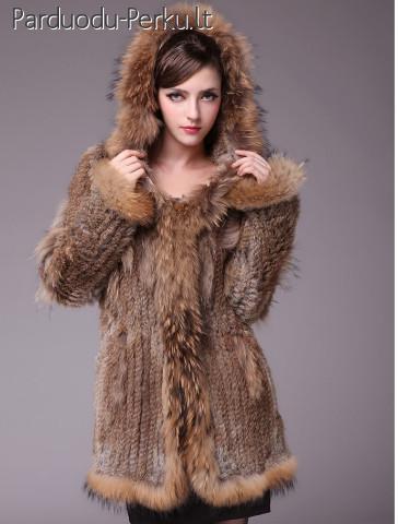 Parduodu naujus megztus lapes triusio kailinius