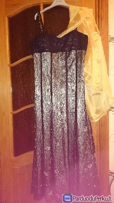 parduodu puošnią ilgą suknelę