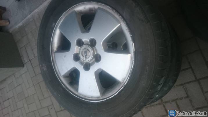 Parduodu R15 lieti ratlankiai Opel Astra G