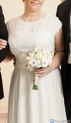 Parduodu šilkine vestuvine suknele