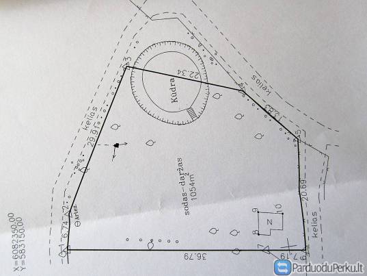 Parduodu sodo sklypą