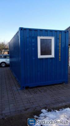 Parduodu statybinį konteinerinį vagonėlį