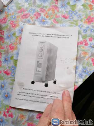 Parduodu tepalini šildytuvą