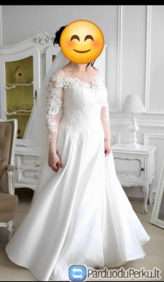 Parduodu vestuvinė suknelė ir kostiumą