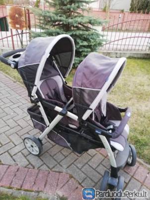 Parduodu vežimėlį dvynukams, pametinukams