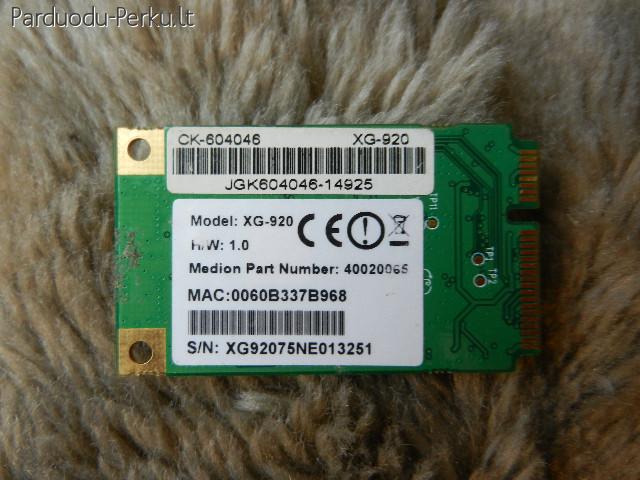 Parduodu vidinę belaidžio (WiFi) tinklo plokštę