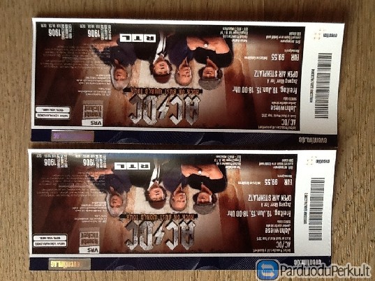 Parduodu viena bilieta i koncerta AC/DC