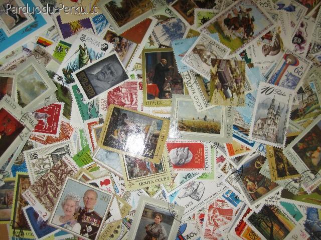 Parduodu virš 800 vnt pašto ženklų