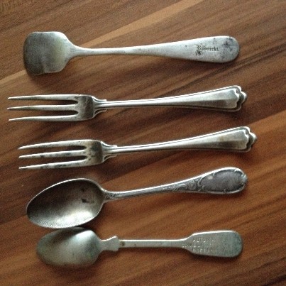 Pasidabruotos sakutes ir šaukštai