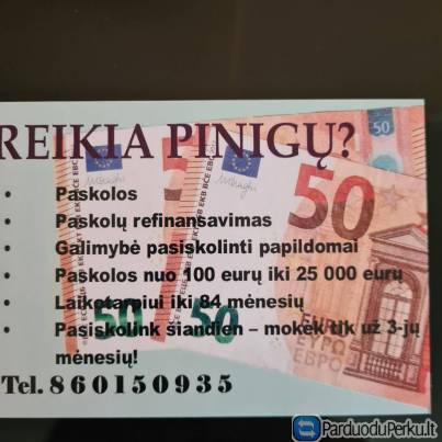 Paskolos .Refinansavimas.Autolizingas