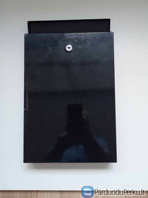 Pašto dėžutė juodos spalvos