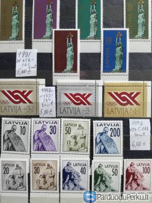 Pašto ženklai Lietuva ,Latvija