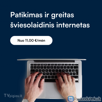 Patikimas ir greitas šviesolaidinis internetas „TVPigiau.lt“!