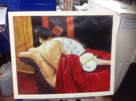 Paveikslas ant Drobes