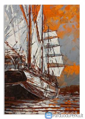 Paveikslas "Meridianas vakarėjant" akrilas 1000x700 mm.